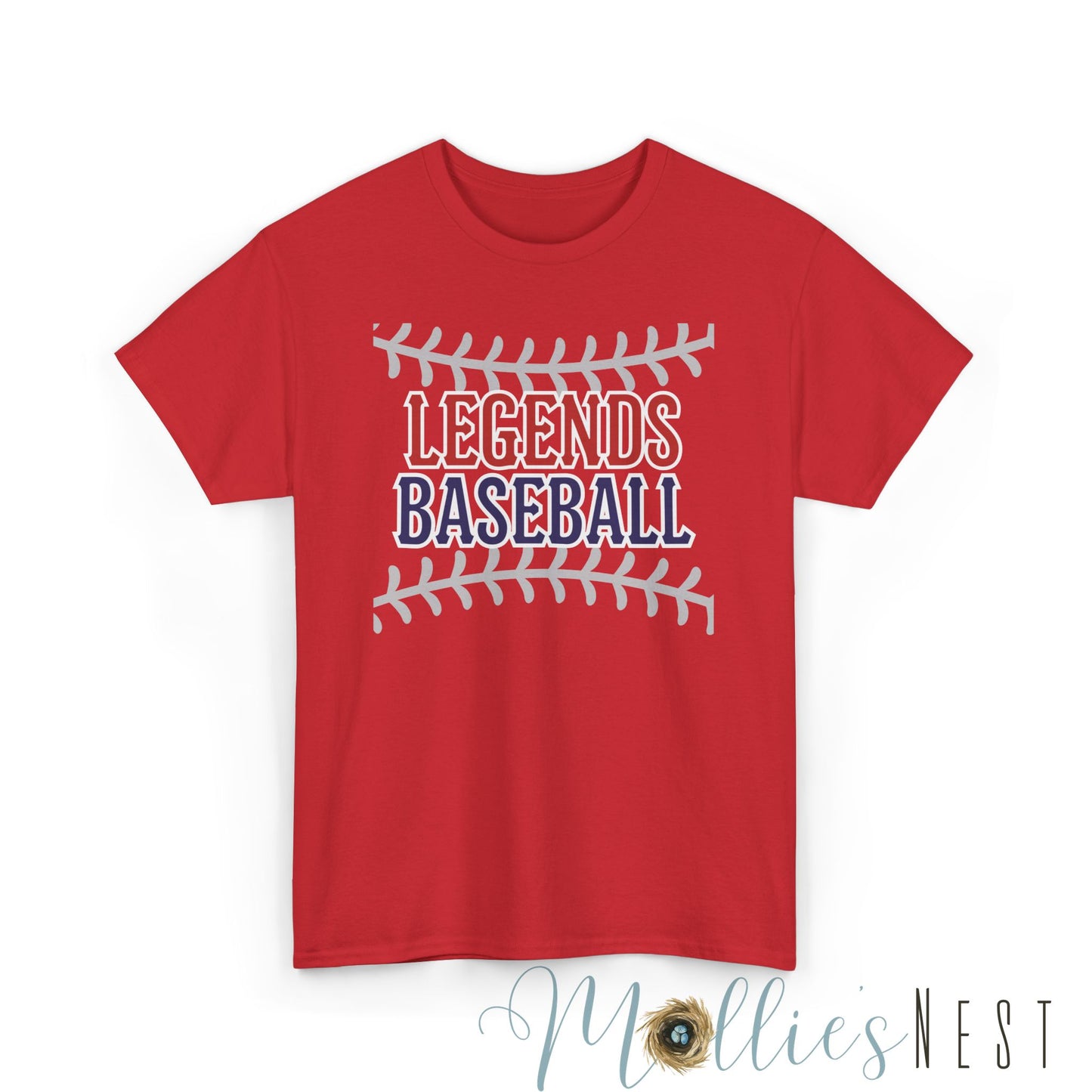 Unisex Heavy Cotton Tee. LEGENDS Baseball