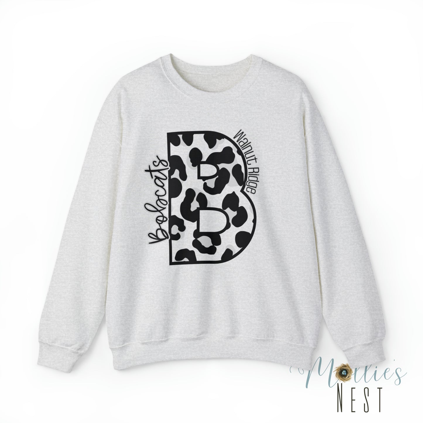 Bobcats Leopard Heavy Blend™ Crewneck Sweatshirt