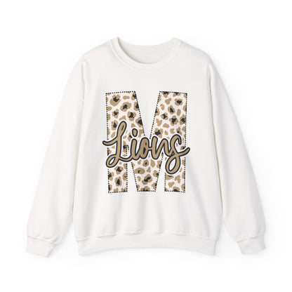 Manila M - Lions Leopard Print Sweatshirt -