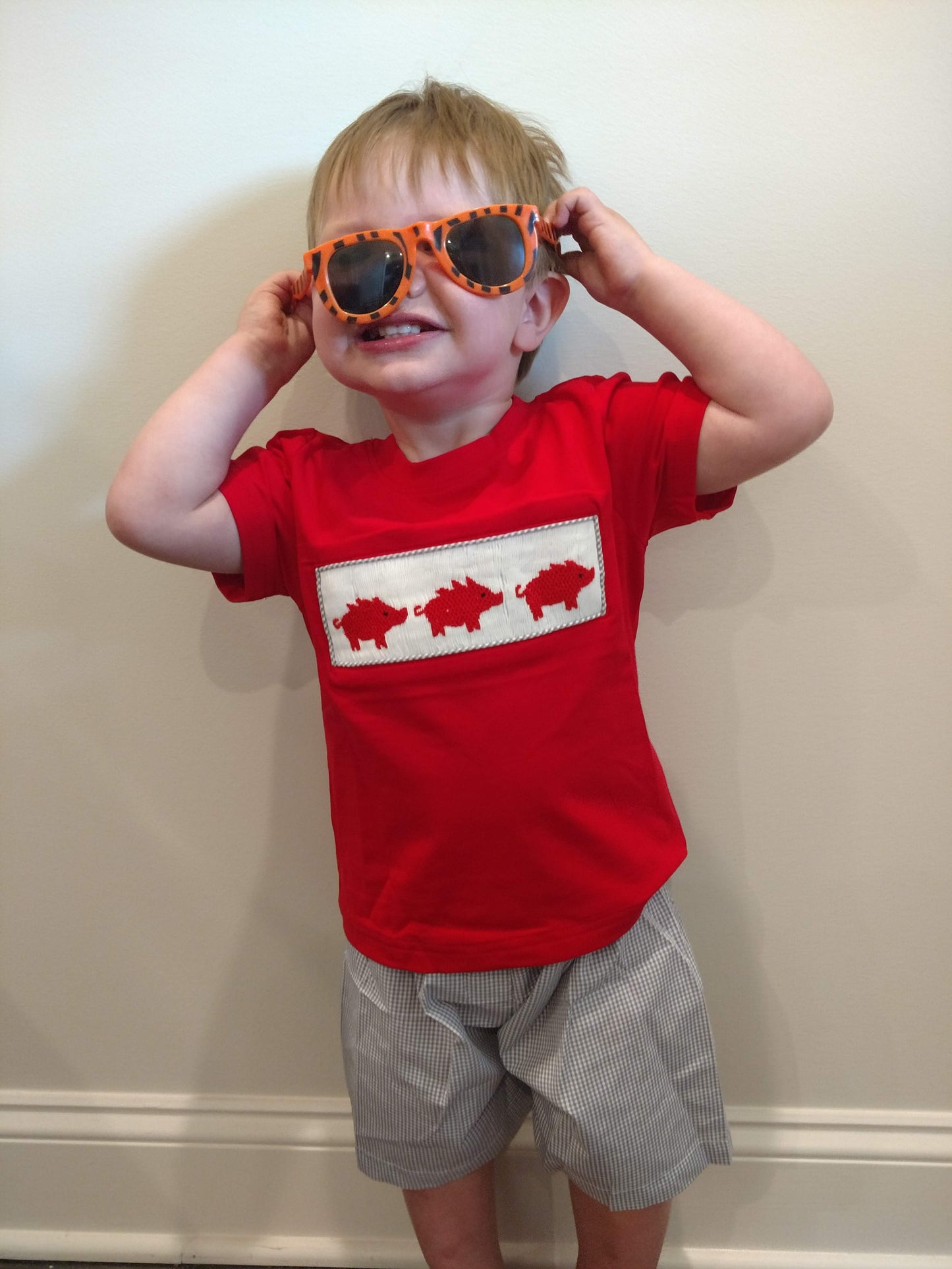 Preorder - Pig Smocked Short Set