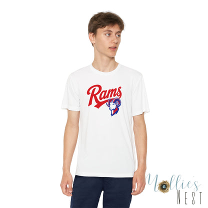 RAMS Youth Drifit — Paragould Rams Script Logo Team Shirt