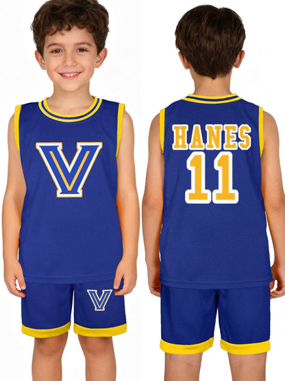 HANES.11 Blazers Children's Basketball Jersey Set(Dual-sided Printing)
