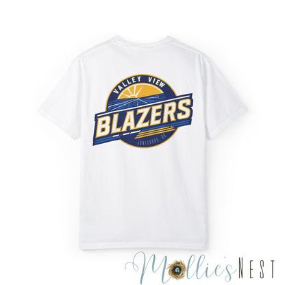 Unisex Garment-Dyed T-shirt. Valley View Blazers - CUSTOM Design. June 2025