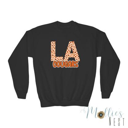 YOUTH. Lee Academy Cougars Crewneck Sweatshirt