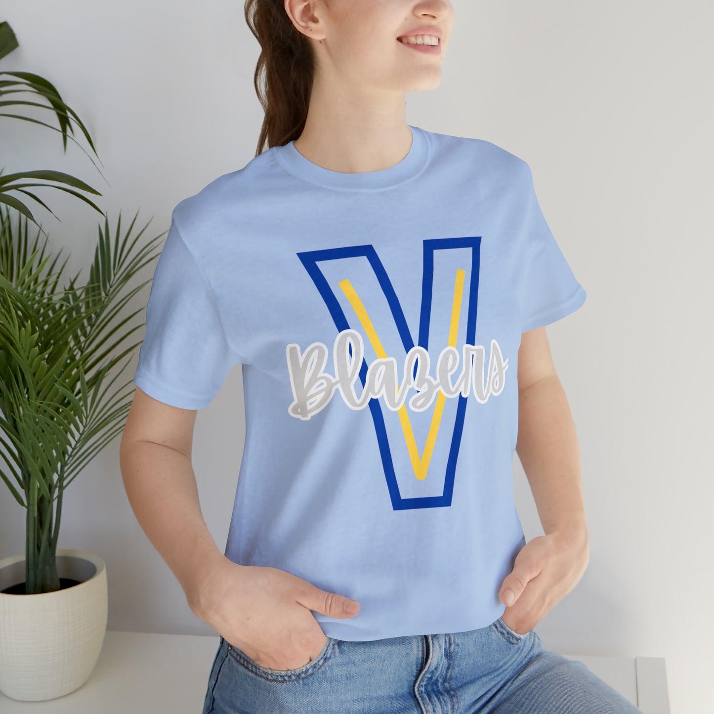 Valley View V Blazers Unisex Jersey Short Sleeve Tee