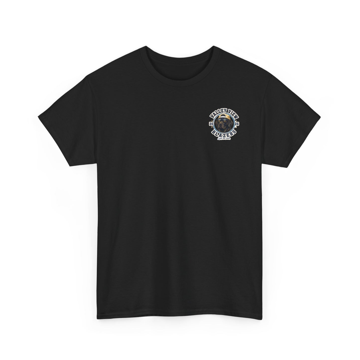 Valley View Blazers. Black Lab 2026 T‑Shirt — Dog Logo Tee