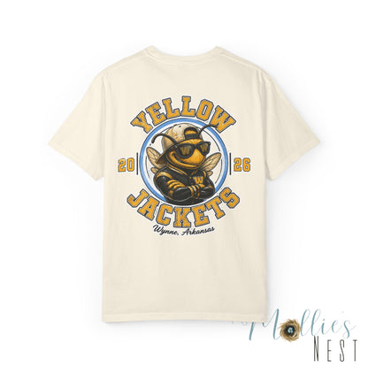 Yellow Jackets. Wynne Mascot T-Shirt —(2026)