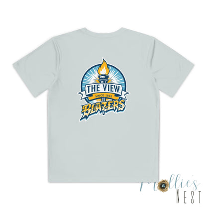 DRIFIT. YOUTH Blazers 'The View' Performance Tee — Moisture-Wicking Athletic Shirt