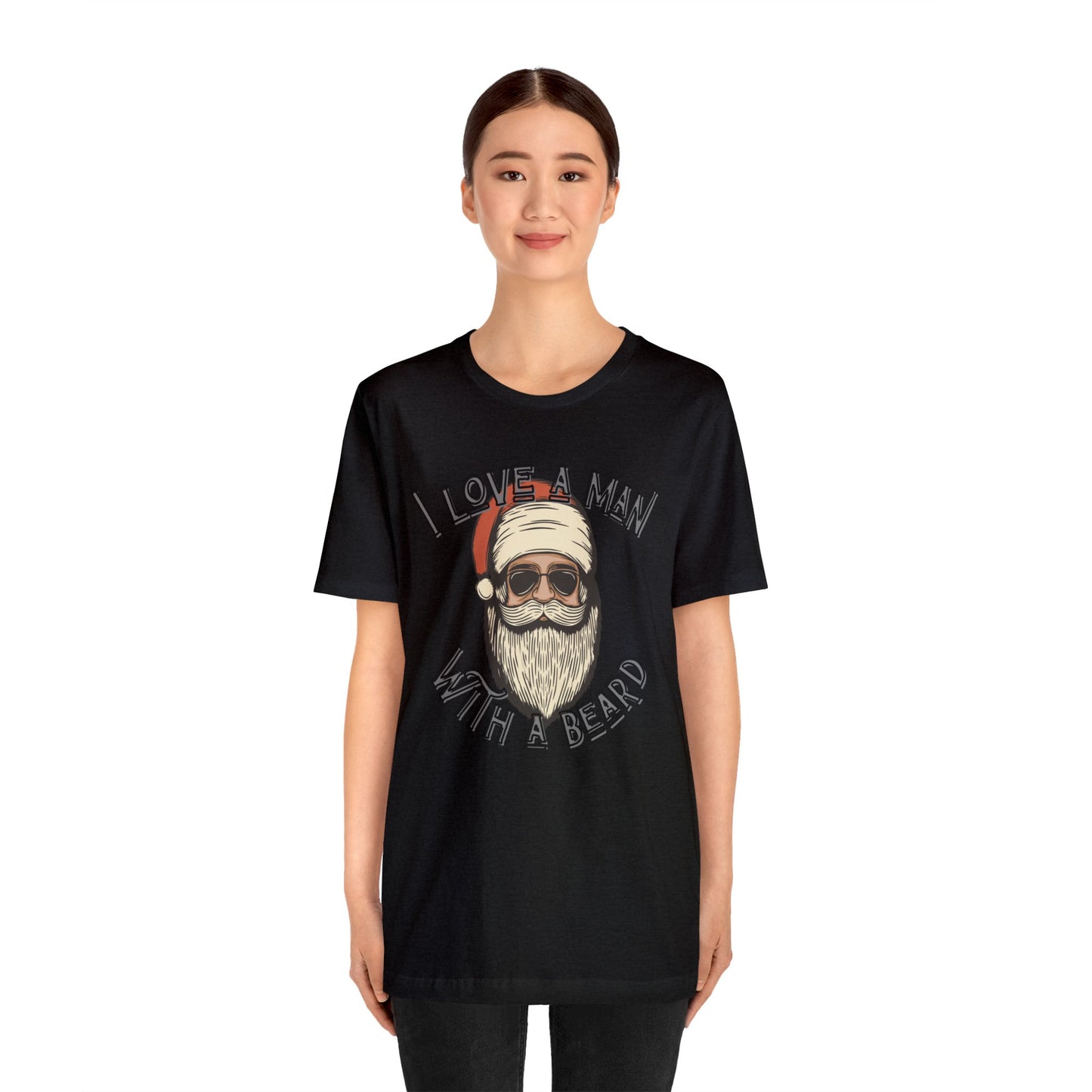 Santa Beard Unisex Jersey Short Sleeve Tee