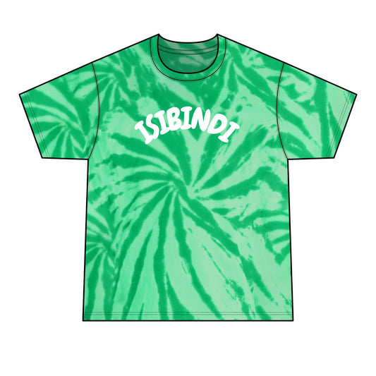 Isibindi Green Spiral Tie-Dye Tee — Adult