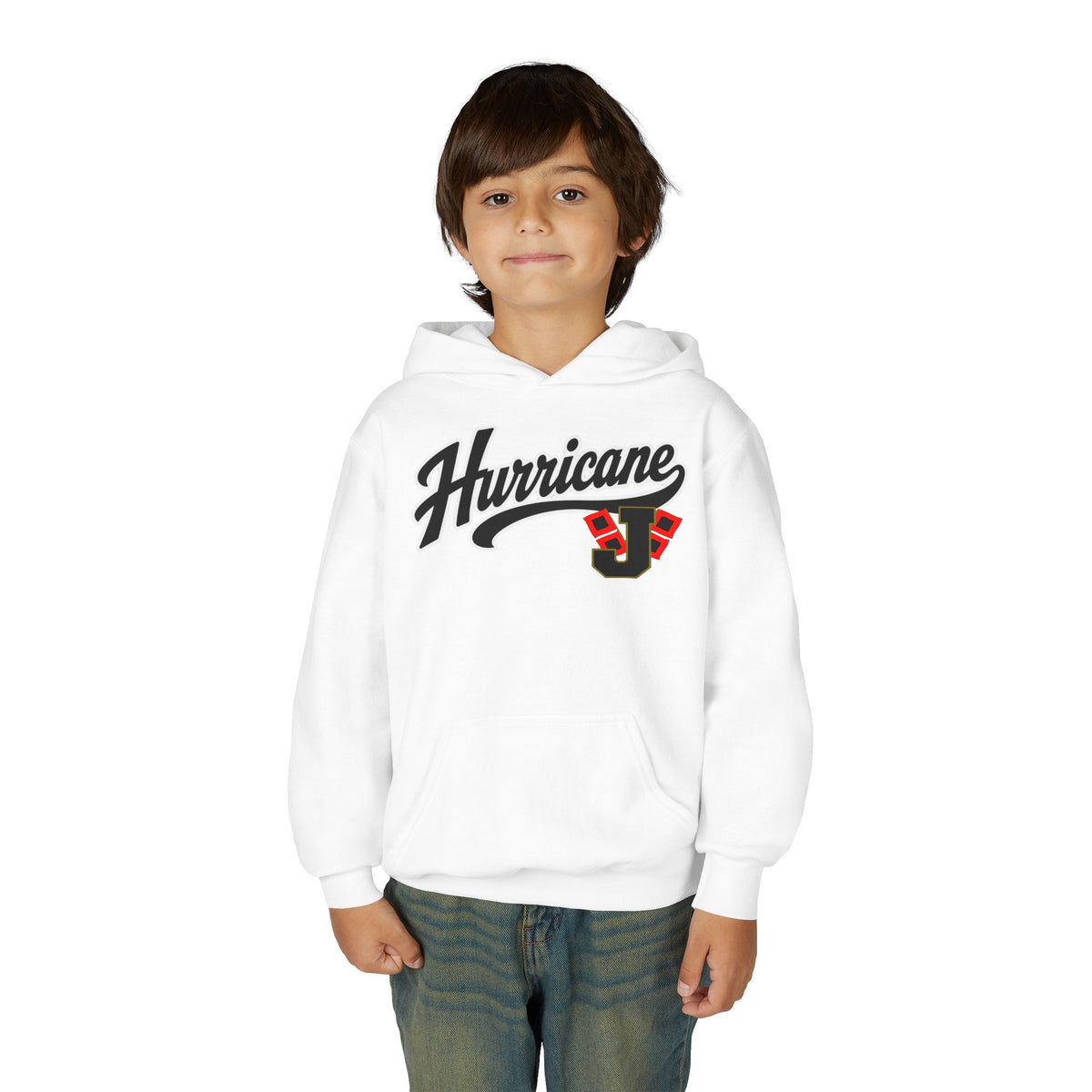 Youth Hoodie - 'Hurricane' Sports Logo Youth Hoodie