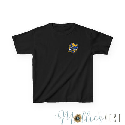 Blazer Kids Tee: Front/Back Football Design