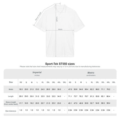 ADULT size - Embroidered 'V' Performance Polo — Moisture-Wicking Sport Shirt - Valley View Logo