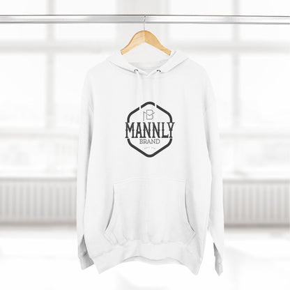 Three-Panel Fleece Hoodie. MANNLY Brand