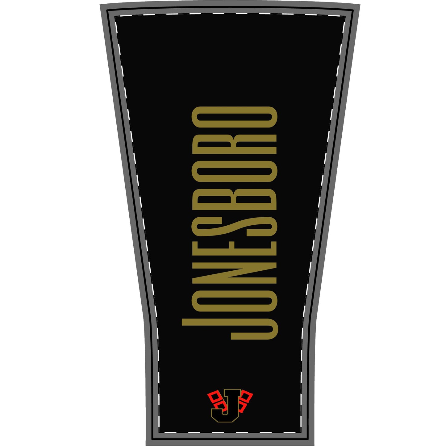 Jonesboro Hurricane Arm Sleeve – Black & Gold Athletic Compression Sleeve