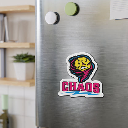 Chaos Softball Logo Magnet — Die-Cut Magnet