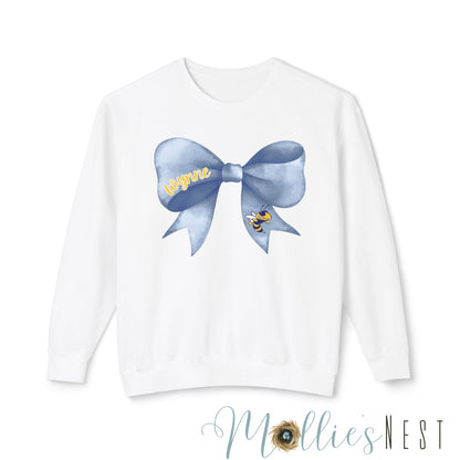 ADULT. Wynne Yellowjackets Bow Sweatshirt