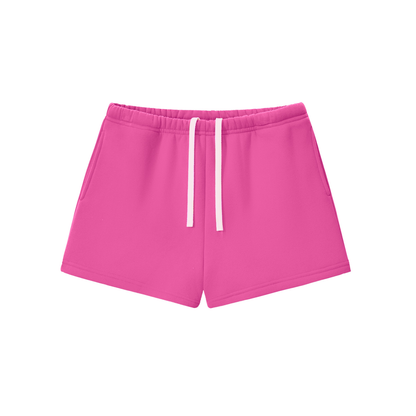 Fleece Drawstring Sweatshorts - Mock Neck Match*