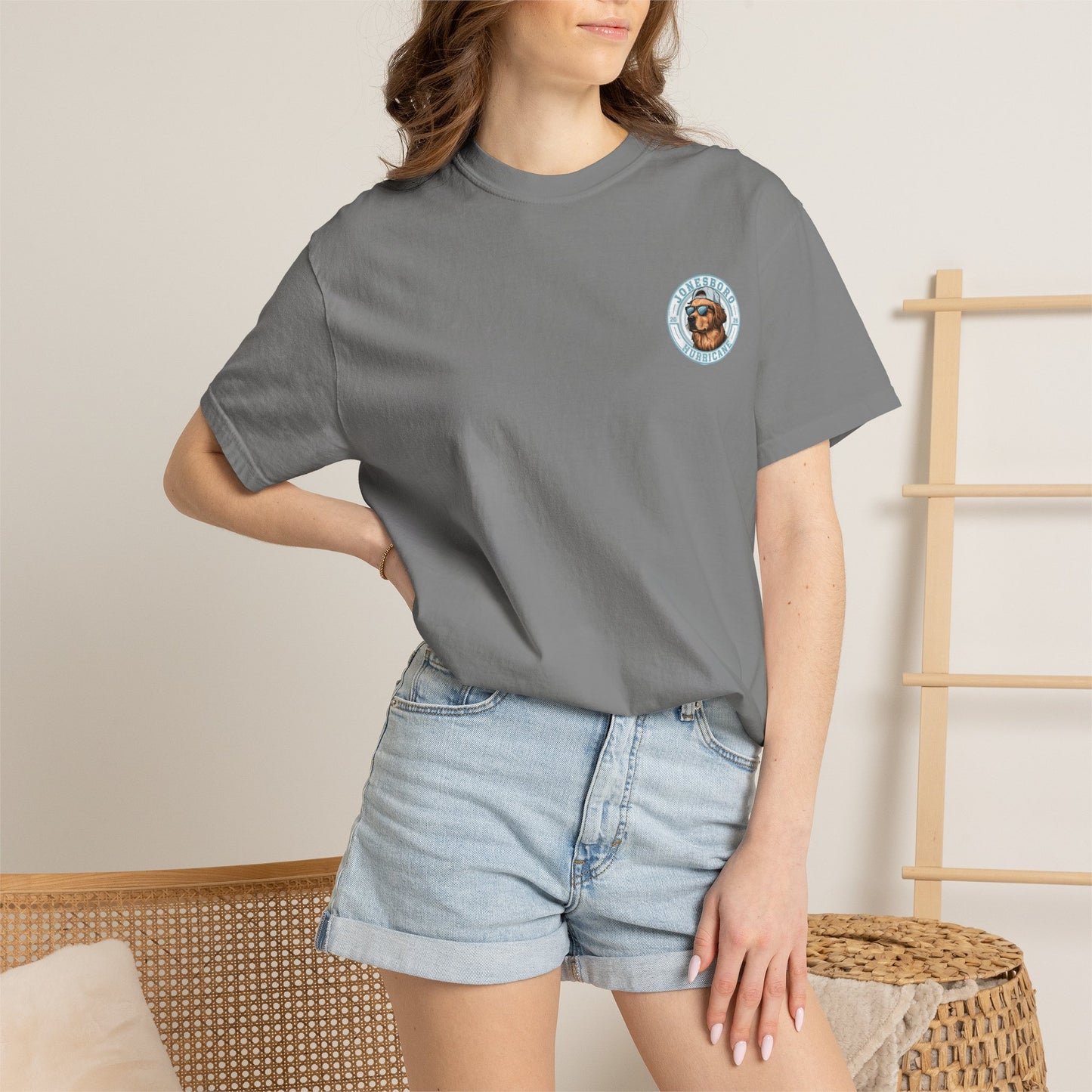 T-Shirt — Jonesboro Hurricane Golden Retriever Logo Tee