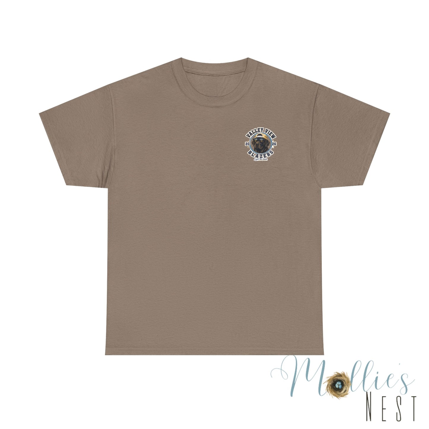 Valley View Blazers. Black Lab 2026 T‑Shirt — Dog Logo Tee
