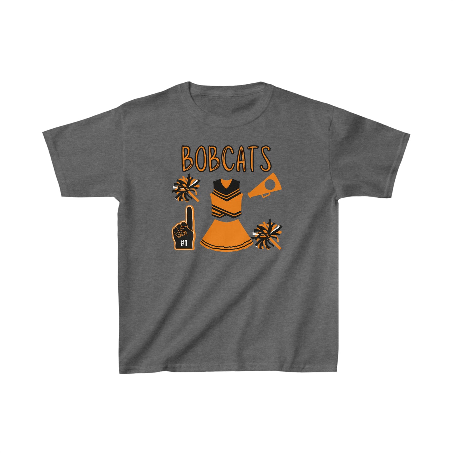 Bobcats Cheer Kids Heavy Cotton™ Tee