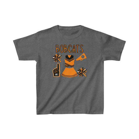 Bobcats Cheer Kids Heavy Cotton™ Tee