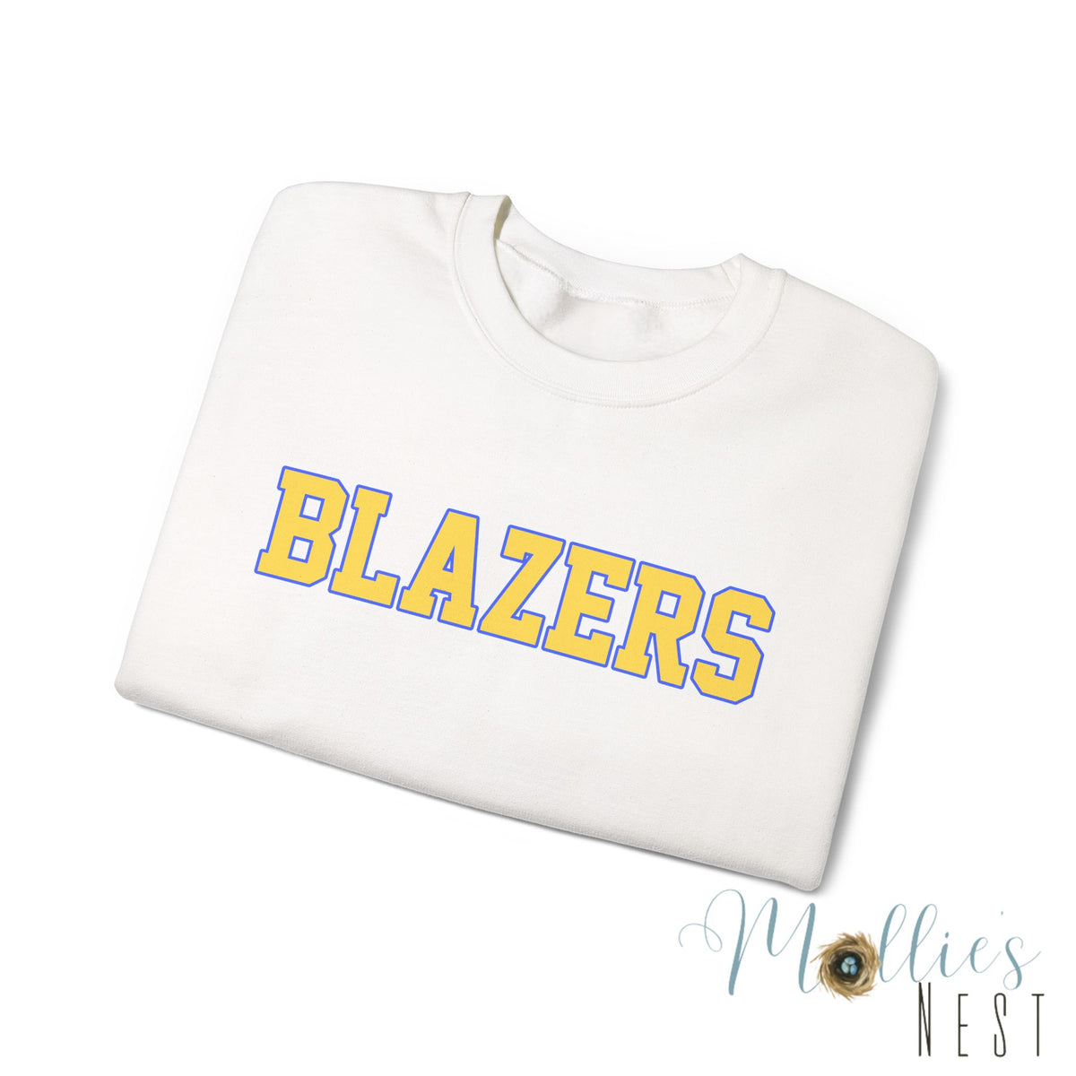 ADULT.  Blazers Classic. Spirit Crewneck Sweatshirt