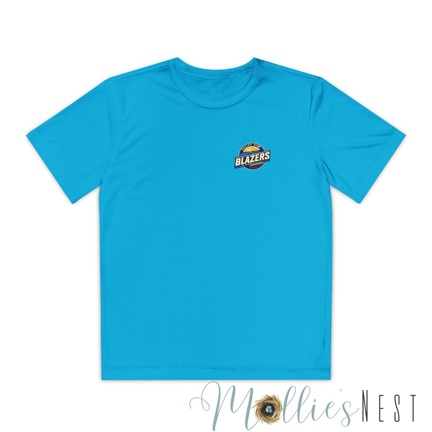 Youth Sports Tee - Valley View Blazers, Athletic Shirt, Team Apparel- Front/Back design - June 2025