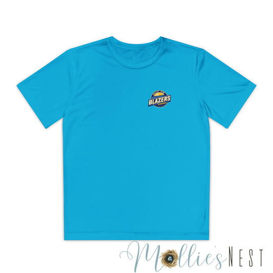Youth Sports Tee - Valley View Blazers, Athletic Shirt, Team Apparel- Front/Back design - June 2025