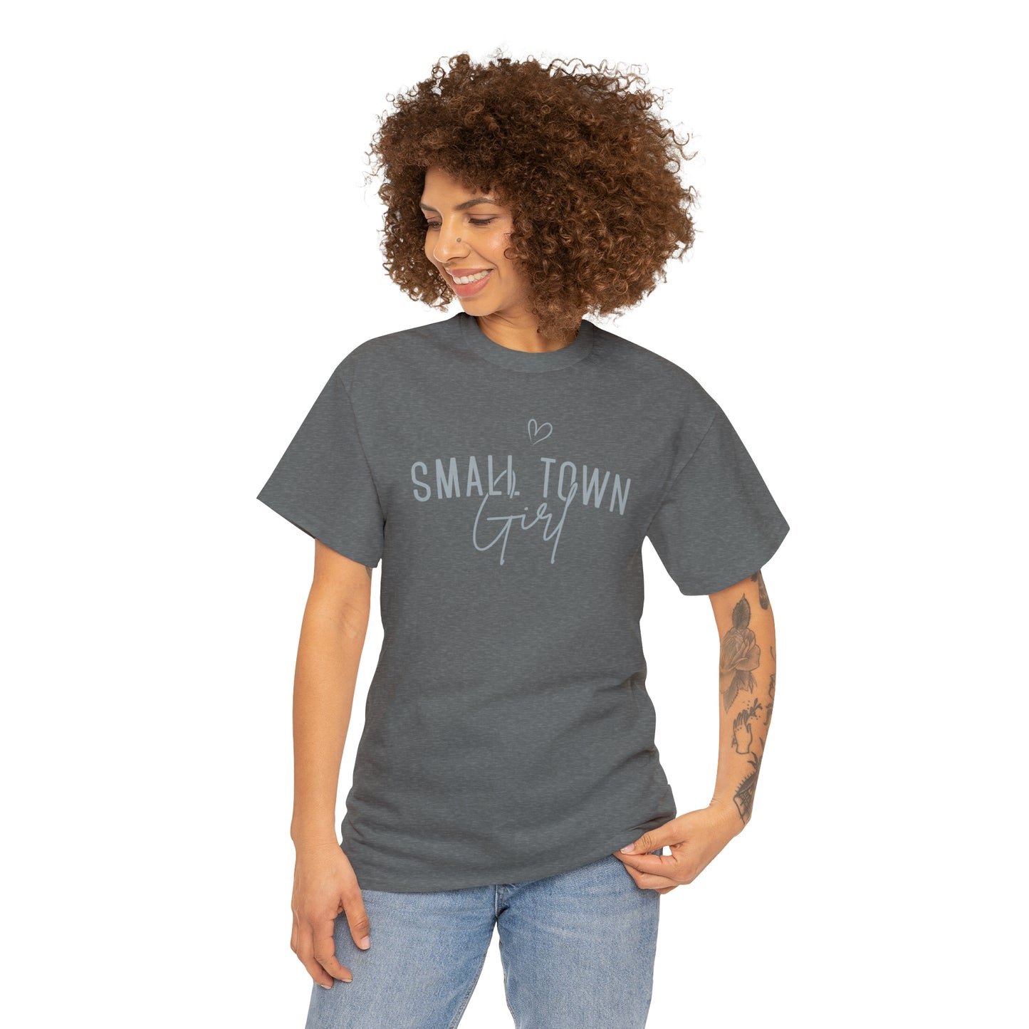 Small town girl Heavy Cotton Tee