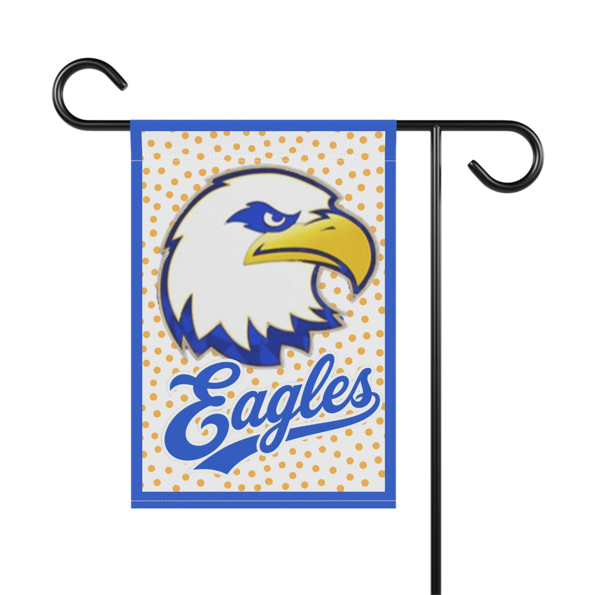 CHE Eagles Yard Flag — Polka Dot Eagle Head Yard Banner