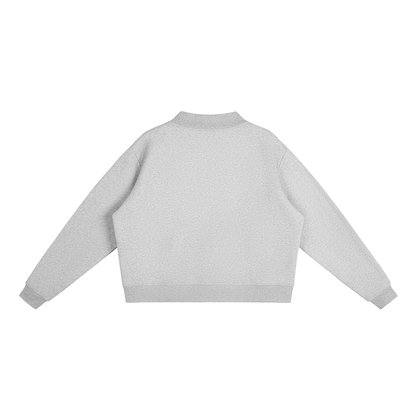 Essential Fleece Mock-Neck Crew Sweatshirt - Riverside Rebels