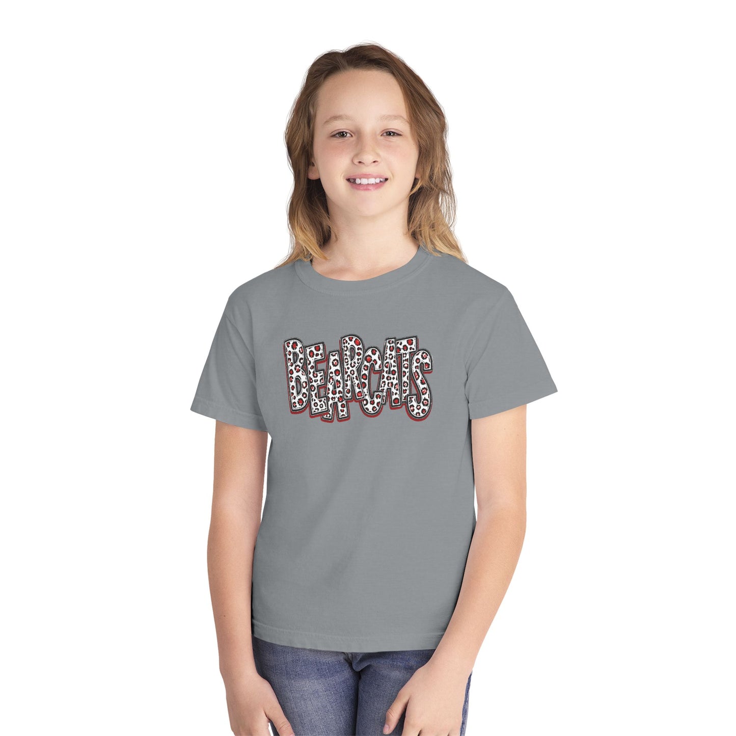 Youth Brookland Bearcats. Leopard Stacked