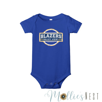 Infant Jersey One Piece. Valley View Blazers