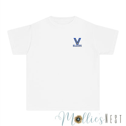 Youth Sports Tee, Valley View Blazers T-Shirt, "Where Legends Are Made"