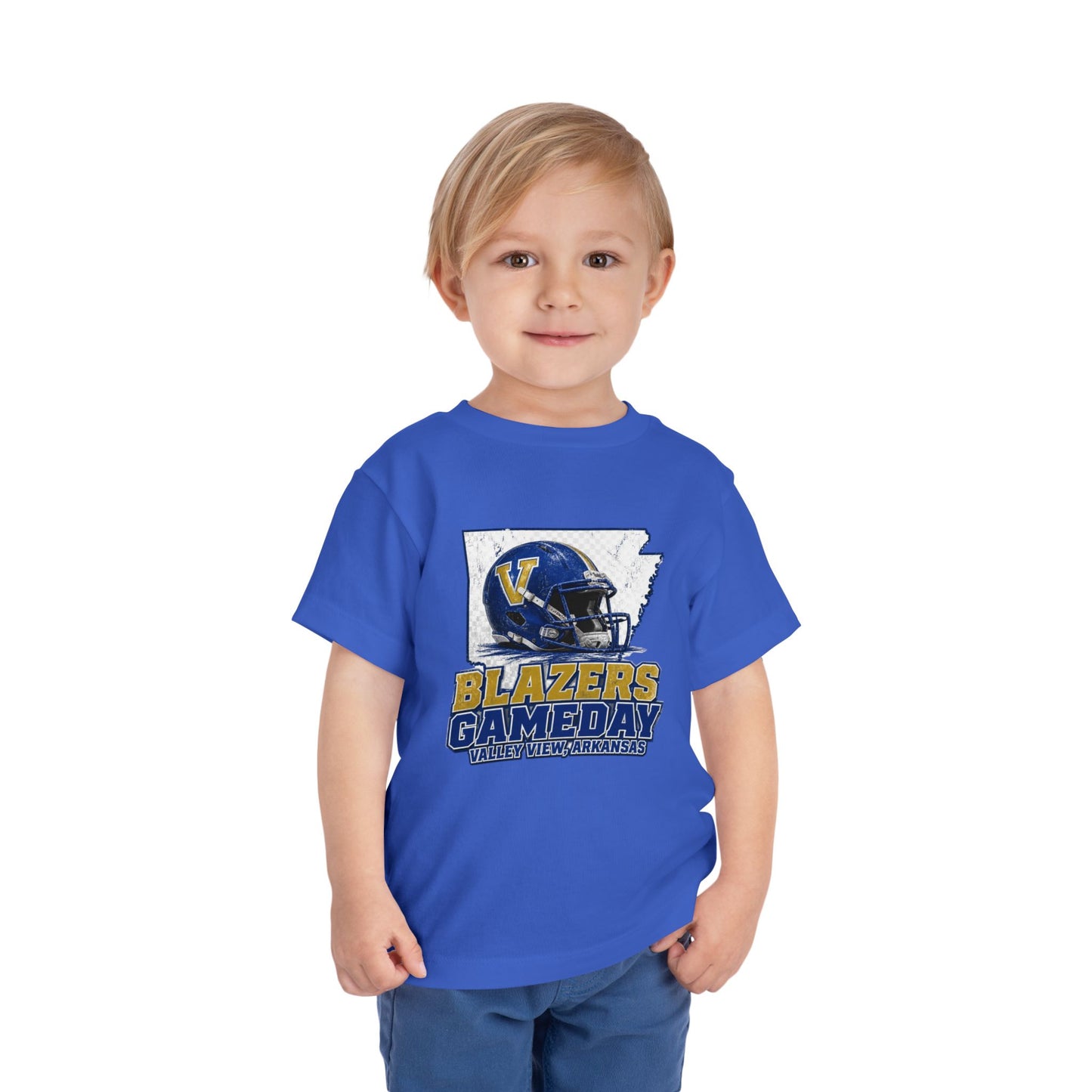 Blazers Gameday Toddler Tee — Valley View Arkansas Football Kids Shirt