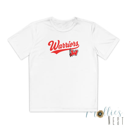 Westside. Warriors Youth Drifit — Script Logo Team Shirt