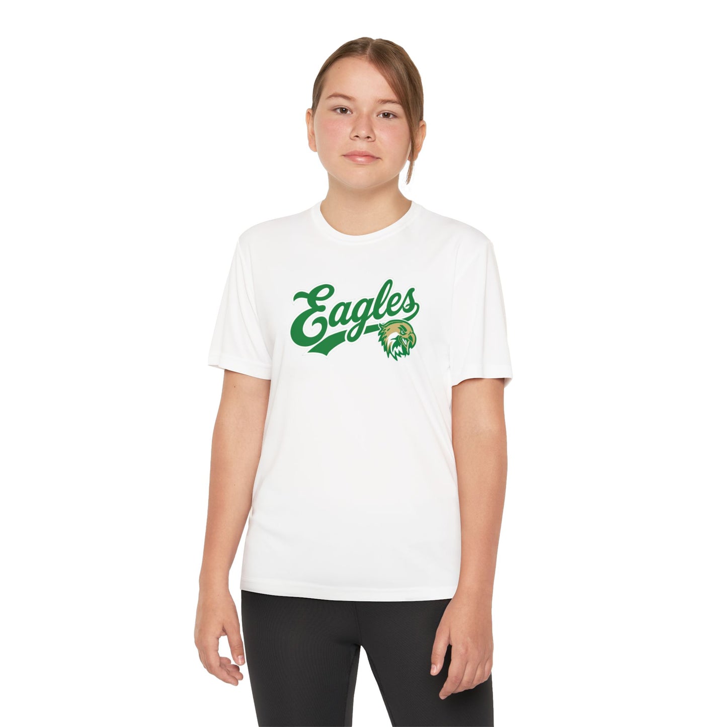 GCT Eagles Youth Drifit — Script Logo Team Shirt