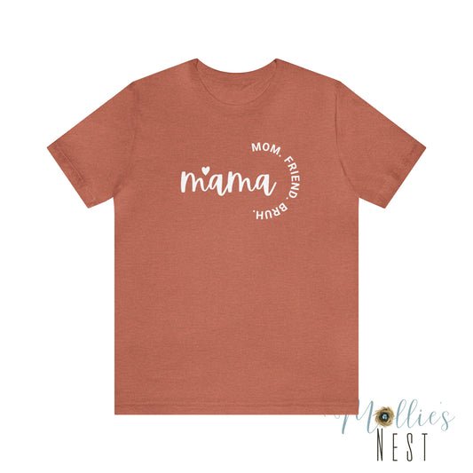 Mama-Bruh Jersey Short Sleeve Tee