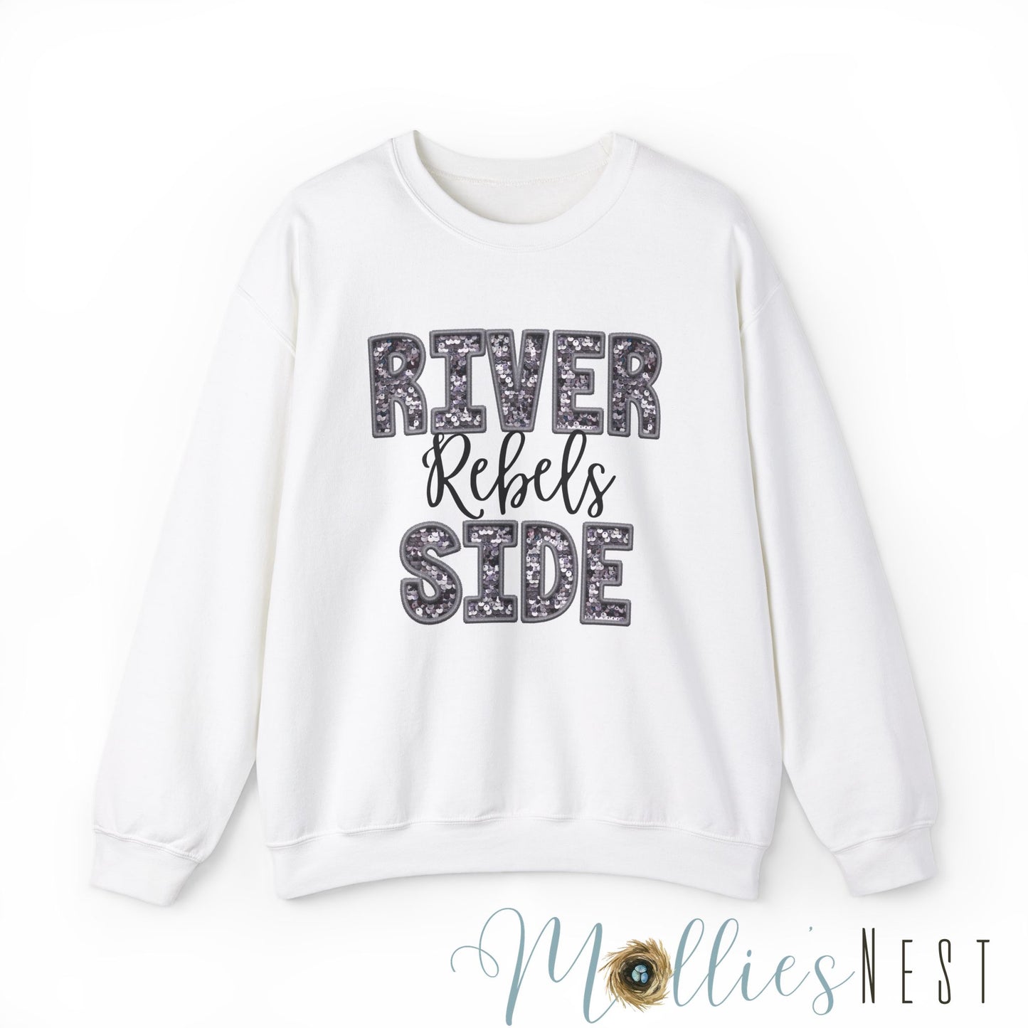 Unisex Heavy Blend™ Crewneck Sweatshirt. Riverside Rebels