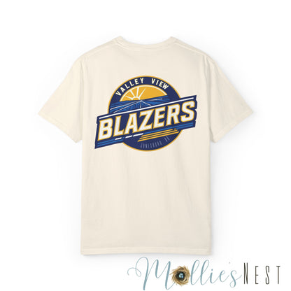 Unisex Garment-Dyed T-shirt. Valley View Blazers - CUSTOM Design. June 2025