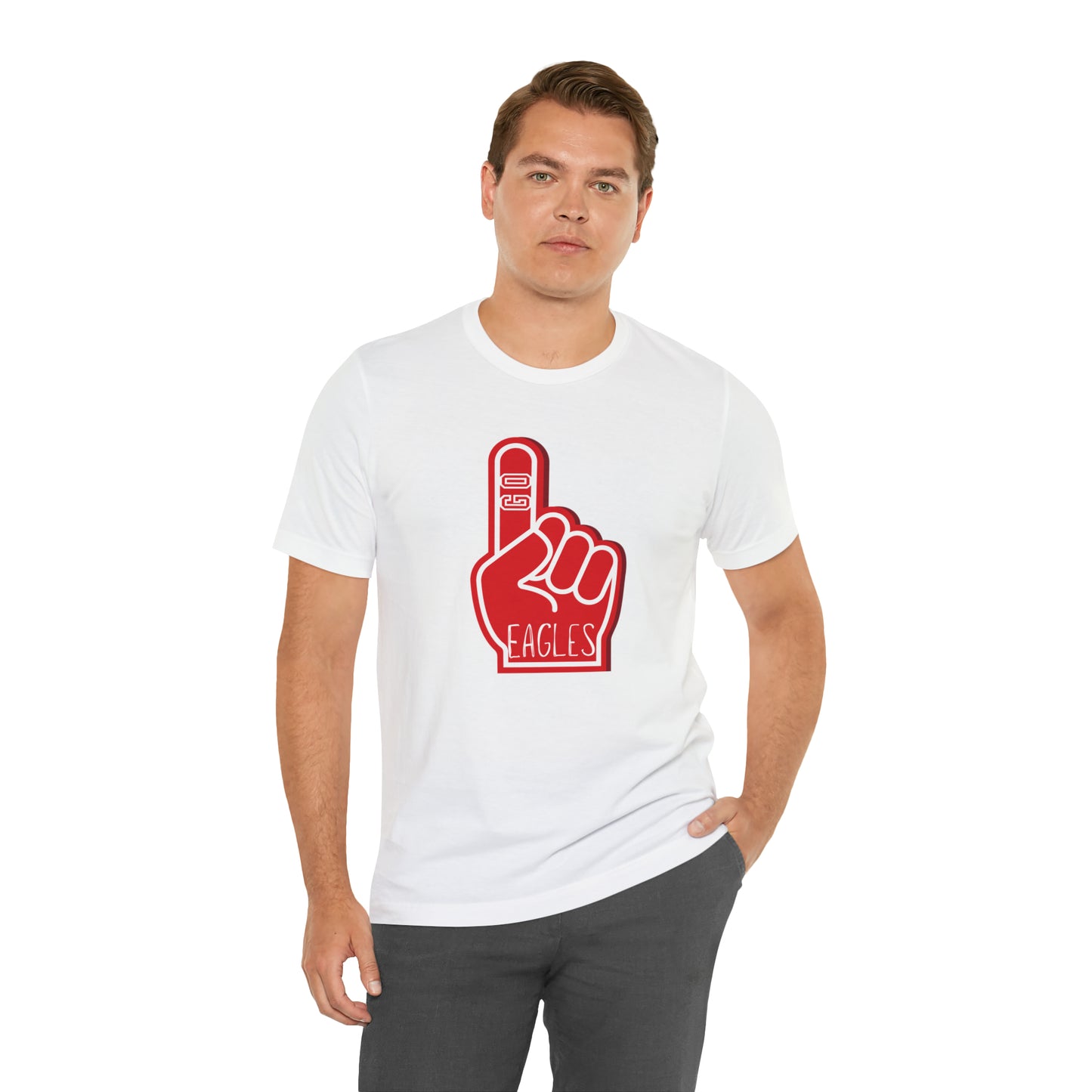 Eagles Foam Finger Jersey Short Sleeve Tee