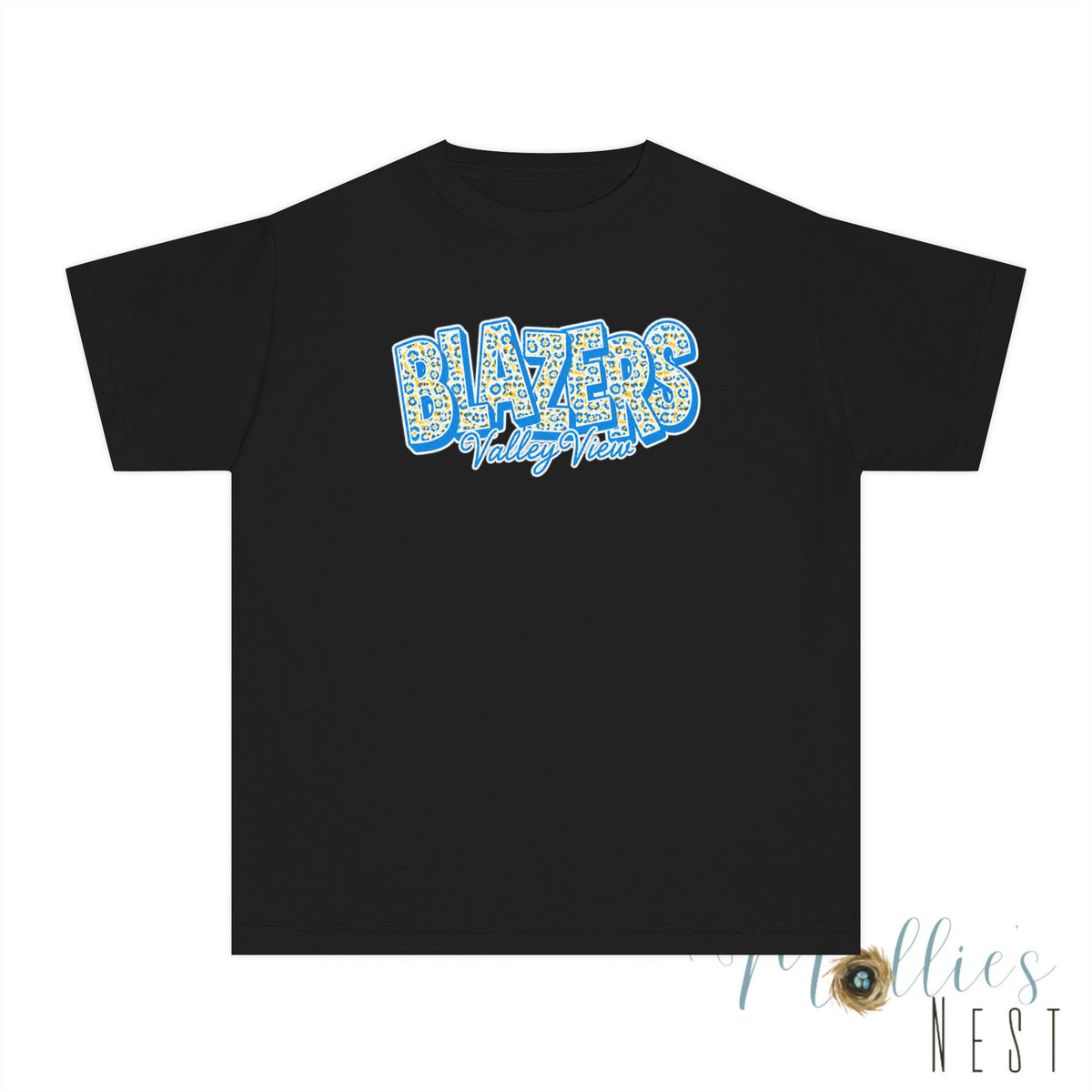 Youth Comfort Colors — "BLAZERS Valley View" - stacked block font