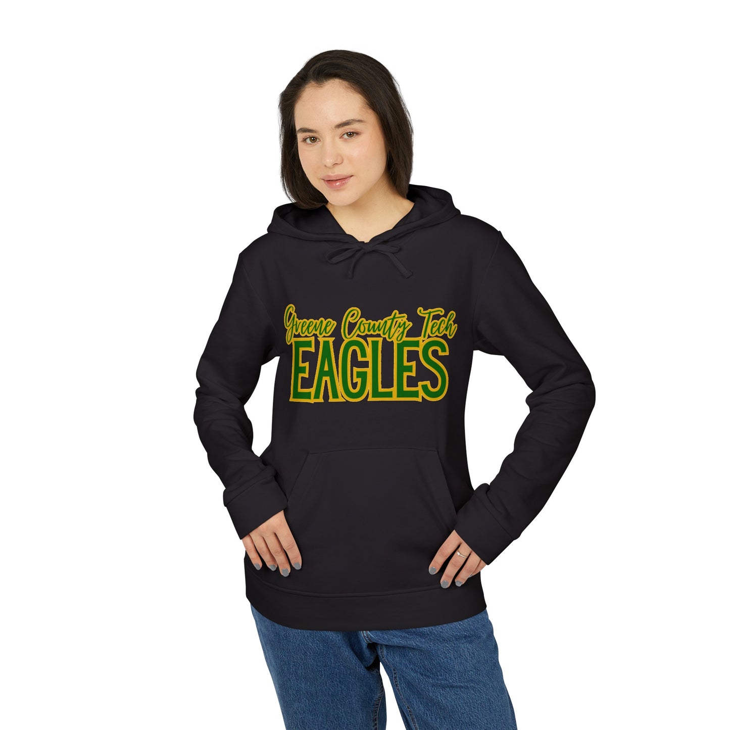 adidas® Unisex Fleece Hoodie. GCT Eagles