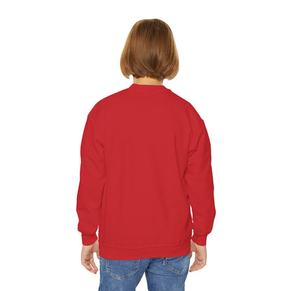 Braves Leopard Print Youth Crewneck Sweatshirt