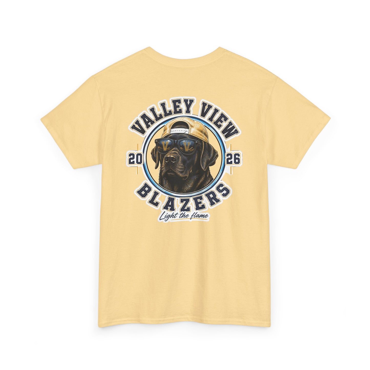 Valley View Blazers. Black Lab 2026 T‑Shirt — Dog Logo Tee