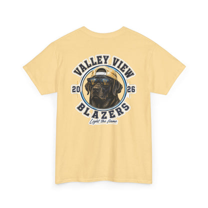 Valley View Blazers. Black Lab 2026 T‑Shirt — Dog Logo Tee