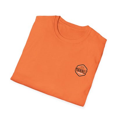 Mannly Brand Unisex Softstyle T-Shirt for Ski Enthusiasts - Cozy Comfort & Adventure