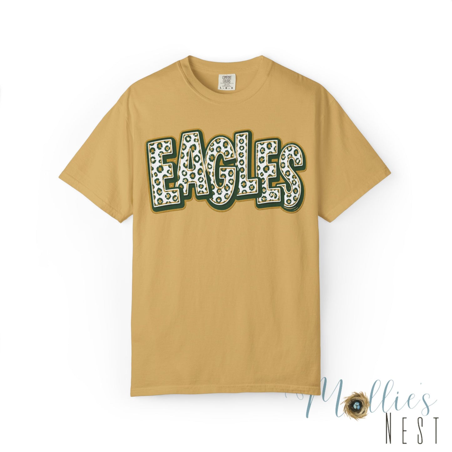 Greene County Tech. Eagles Leopard Print Graphic T-Shirt - ADULT
