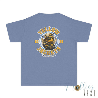YOUTH.  Yellow Jackets. Wynne Mascot T-Shirt —(2026)